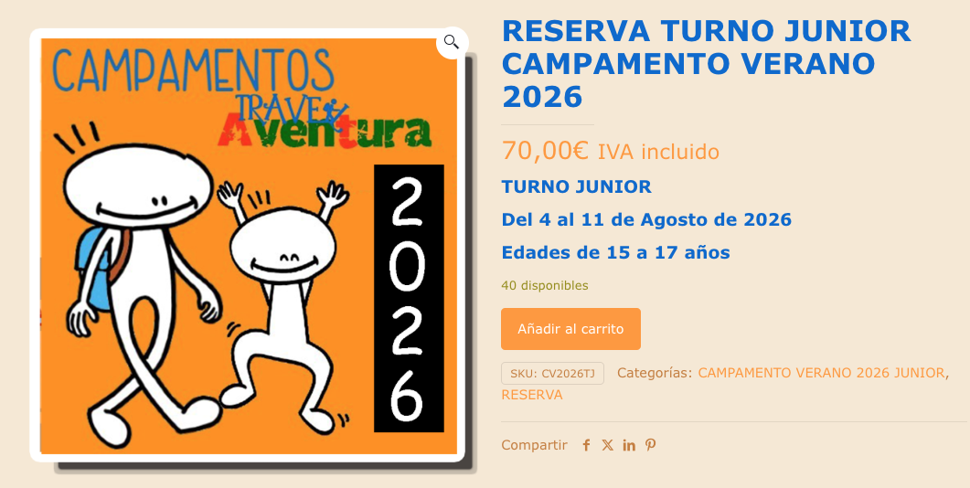 Añadir turno al carrito